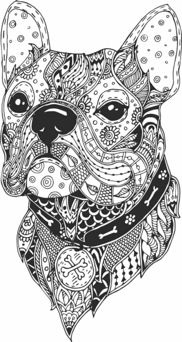 Free Download Vectors, Dog Head Line Drawing Free Laser Cut Vector