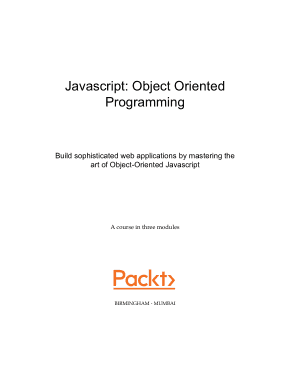 JavaScript Object Oriented Programming Guide Book