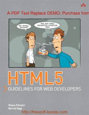 HTML5 Guidelines For Web Developers Book
