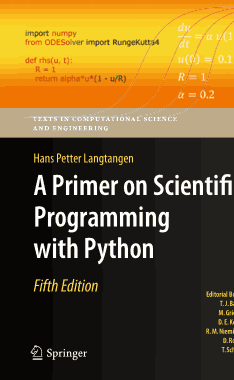 A Primer on Scientific Programming with Python 5th Edition Book