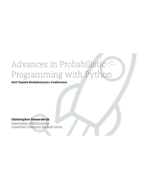 Advances in Probabilistic Programming with Python Book