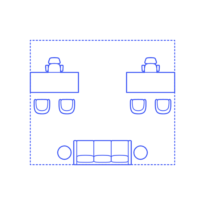 Free Download Vectors, Layouts Private Offices Shared Split Center Lounge Line Art Svg Vector