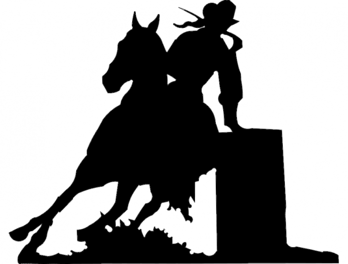 Free Download Vectors, Barrel Racer Laser Cut DXF File