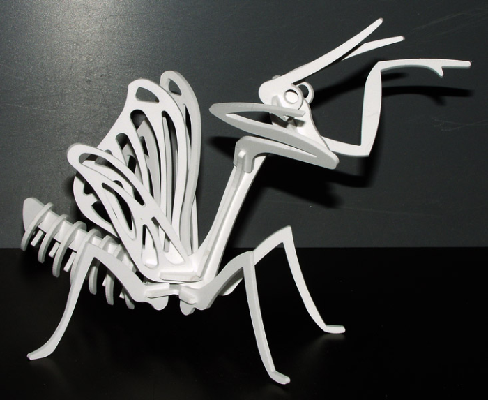 Free Download Vectors, Mantis Laser Cut DXF File