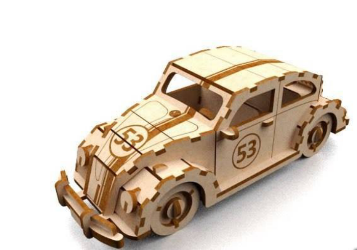 Free Download Vectors, Herbie 3Mm Laser Cut DXF File
