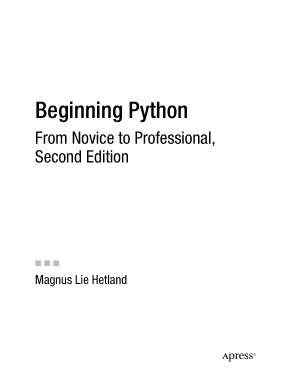 Beginning Python From Novice to Professional 2nd Edition Book