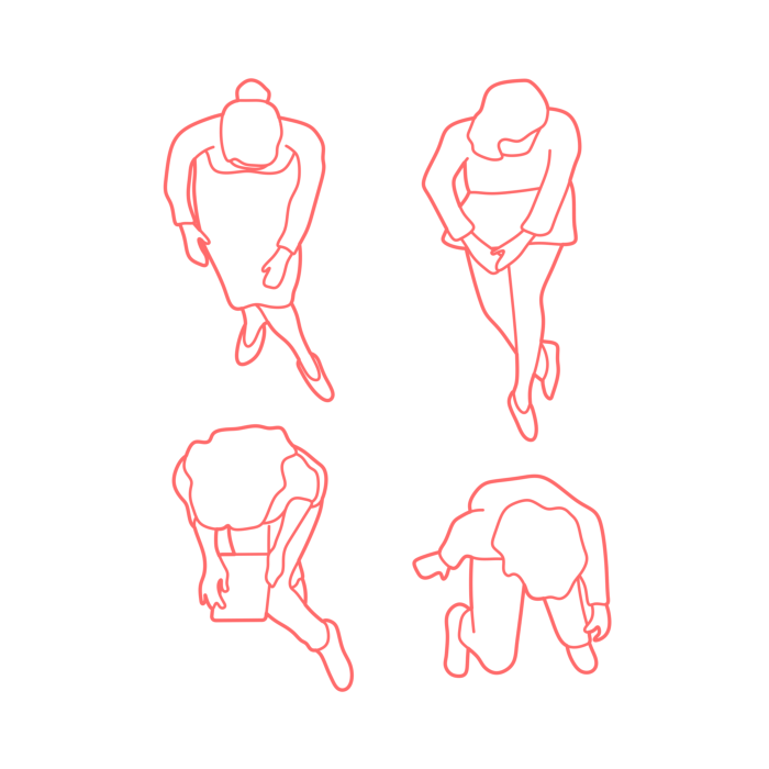 Free Download Vectors, Humans Sitting Female Plan Drawing Svg Vector