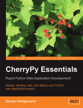 CherryPy Essentials Rapid Python Web Application Development Book