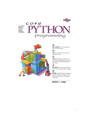 Core Python Programming Book