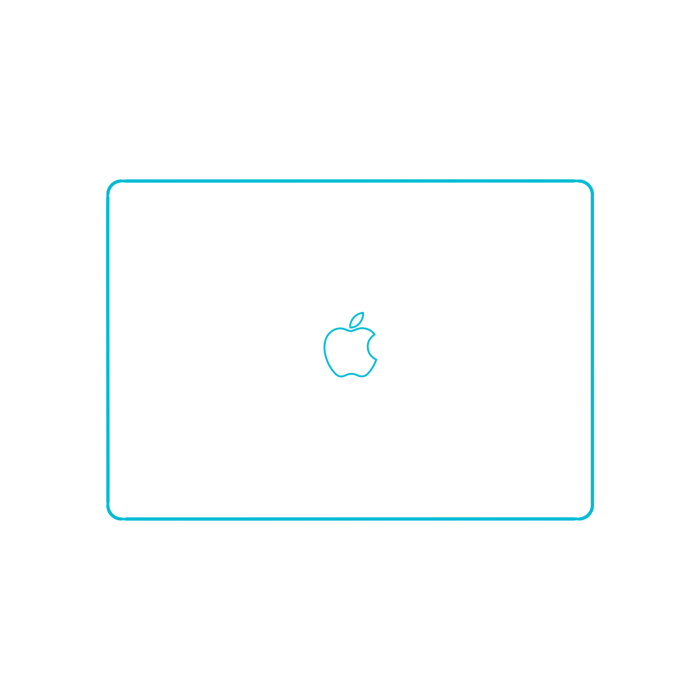 Free Download Vectors, Digital Apple Macbook Pro 16 Inch 5Th Gen Svg Vector Tracing Design