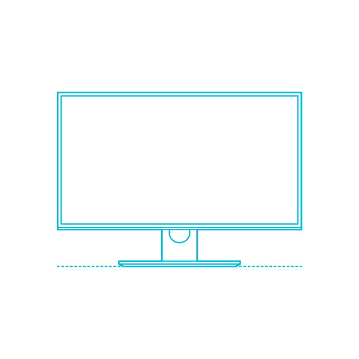 Free Download Vectors, Digital Computer Monitors Displays Dell Ultrasharp Up3218K Realistic Outline Svg Vector