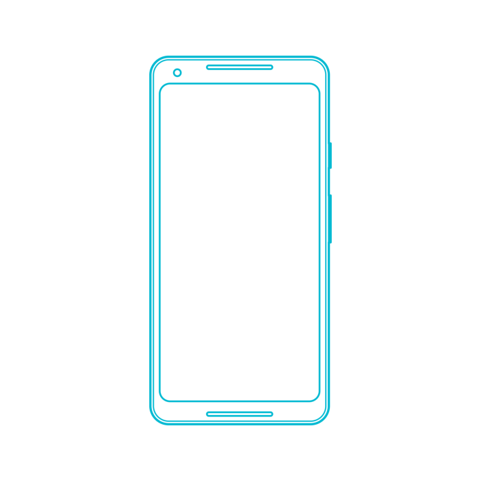 Free Download Vectors, Digital Google Pixel Products Google Pixel 2 Xl Editable Svg Line Art
