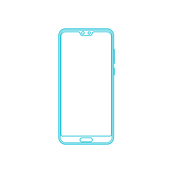 Free Download Vectors, Digital Huawei Phones Huawei P20 Technical Drawing Svg Vector