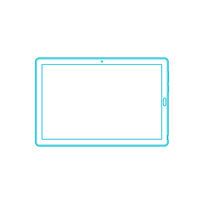 Free Download Vectors, Digital Huawei Tablets Huawei Mediapad M5 10 Inch Technical Drawing Svg Vector