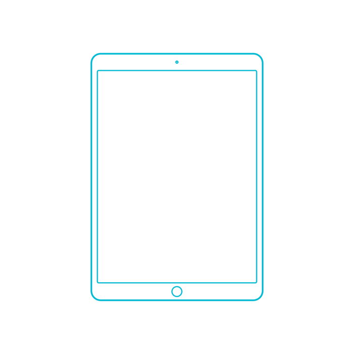 Free Download Vectors, Digital Ipad Pro 10.5 2017 Sticker Outline Svg File
