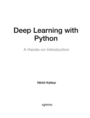 Deep Learning with Python A Hands on Introduction Book