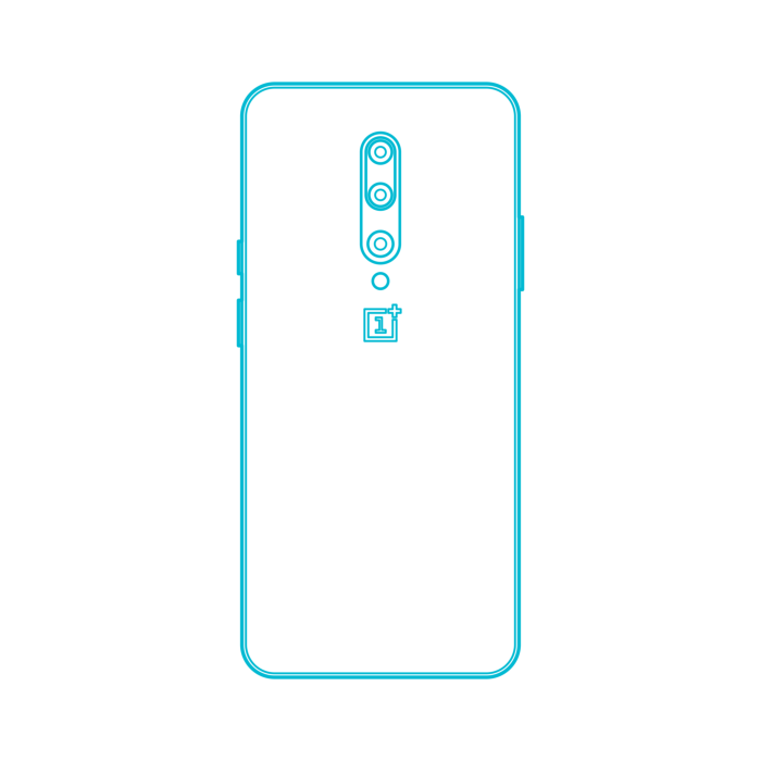 Free Download Vectors, Digital Oneplus Phones Oneplus 7 Pro 5G Sketch Svg Vector