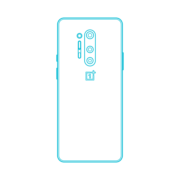 Free Download Vectors, Digital Oneplus Phones Oneplus 8 Pro Ink Drawing Svg Vector
