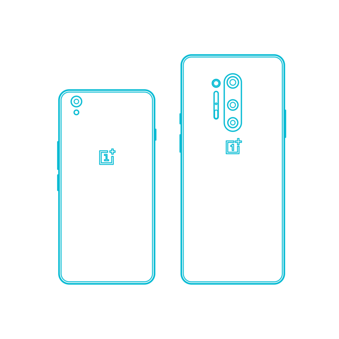Free Download Vectors, Digital Oneplus Phones Digital Sketch Svg Design