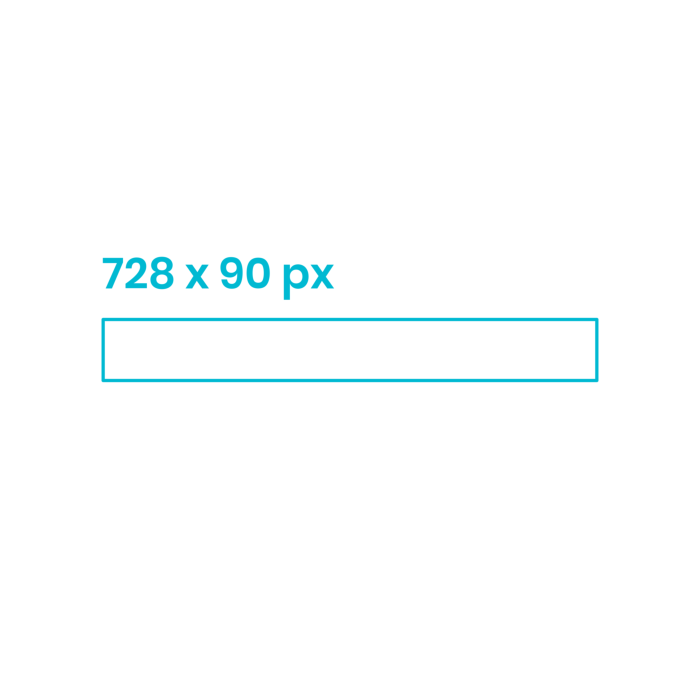 Free Download Vectors, Digital Online Advertising Leaderboard Ad 728X90 Vinyl Cutting Svg File