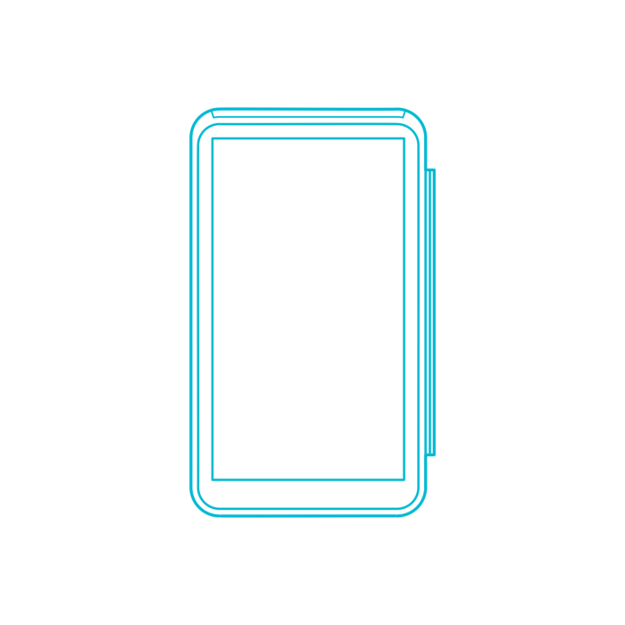 Free Download Vectors, Digital Point Of Sale Machines Square Terminal Clean Outline Svg Vector