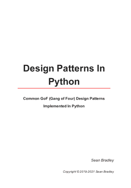 Design Patterns implemented in Python Book