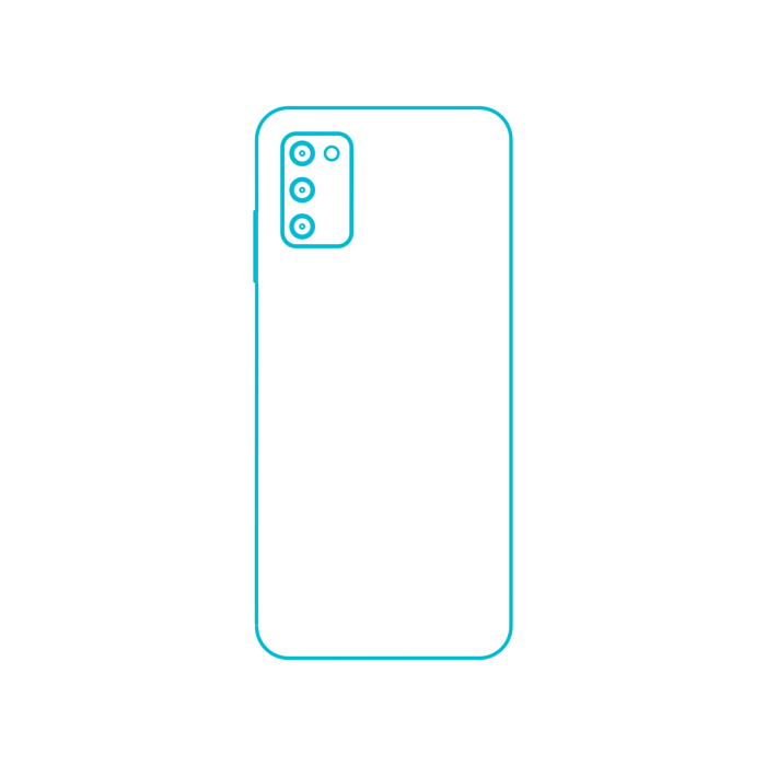 Free Download Vectors, Digital Samsung Galaxy A03S Sketch Svg Vector