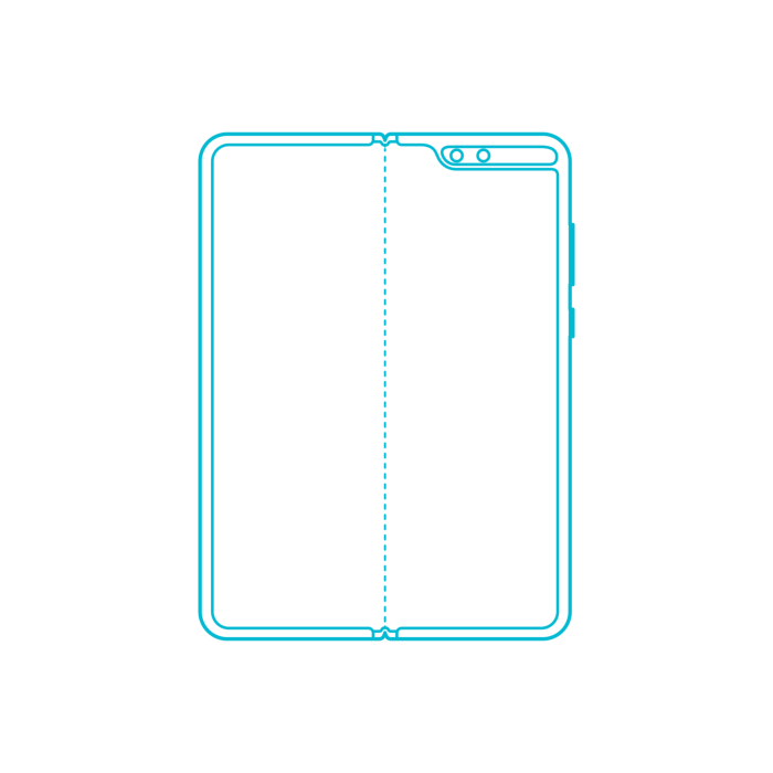 Free Download Vectors, Digital Samsung Galaxy Fold Craft Design Svg File