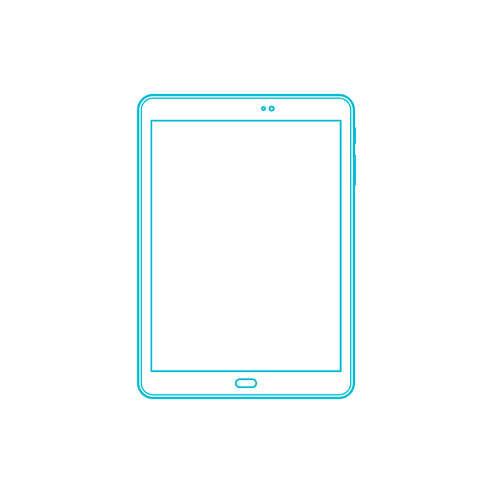 Free Download Vectors, Digital Samsung Galaxy Tab S2 9.7 Inch Sketch Svg Vector