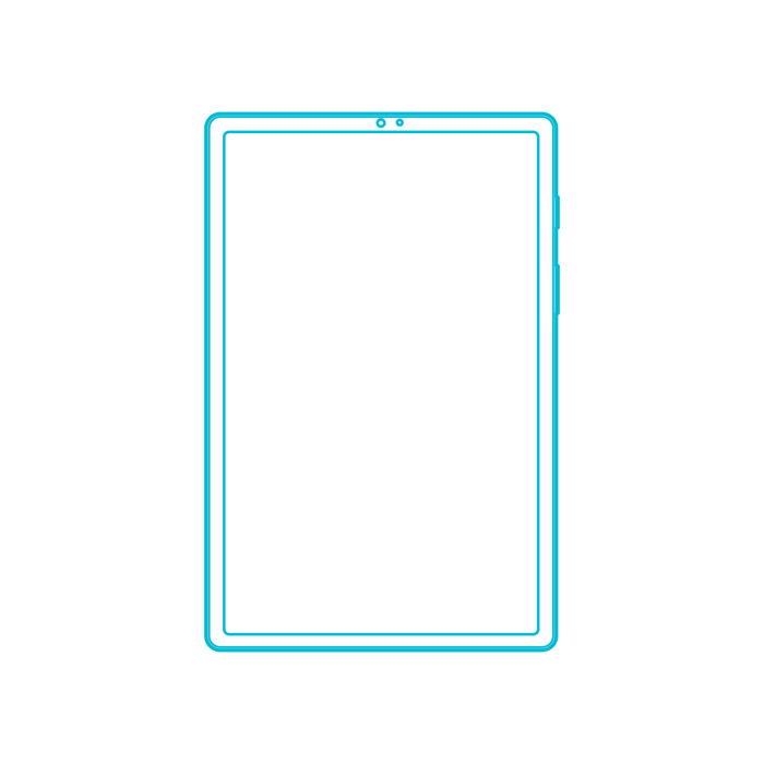 Free Download Vectors, Digital Samsung Galaxy Tab S5E Technical Drawing Svg Vector