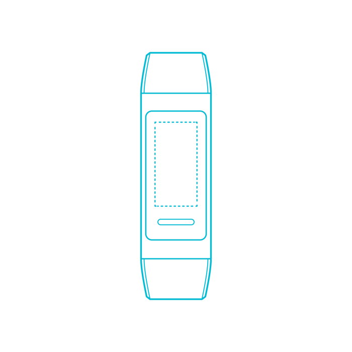 Free Download Vectors, Digital Smart Watches Huawei Band 4 Pro Digital Sketch Svg Design