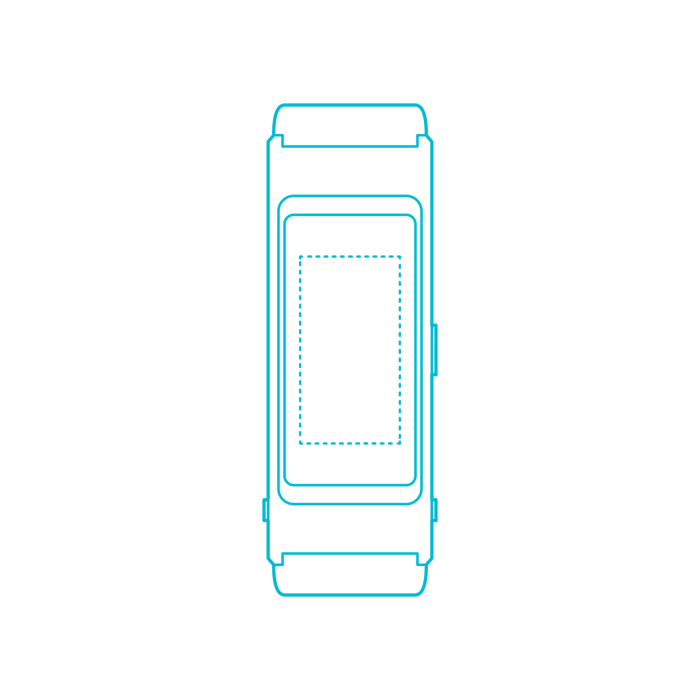 Free Download Vectors, Digital Smart Watches Huawei Talkband B5 Flat Line Svg Vector