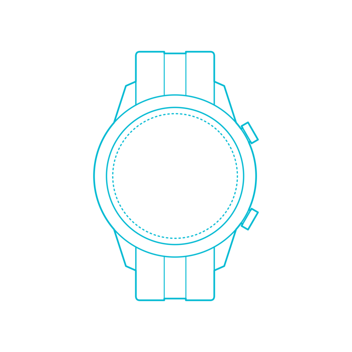Free Download Vectors, Digital Smart Watches Huawei Watch Gt 2 Engraving Svg Design