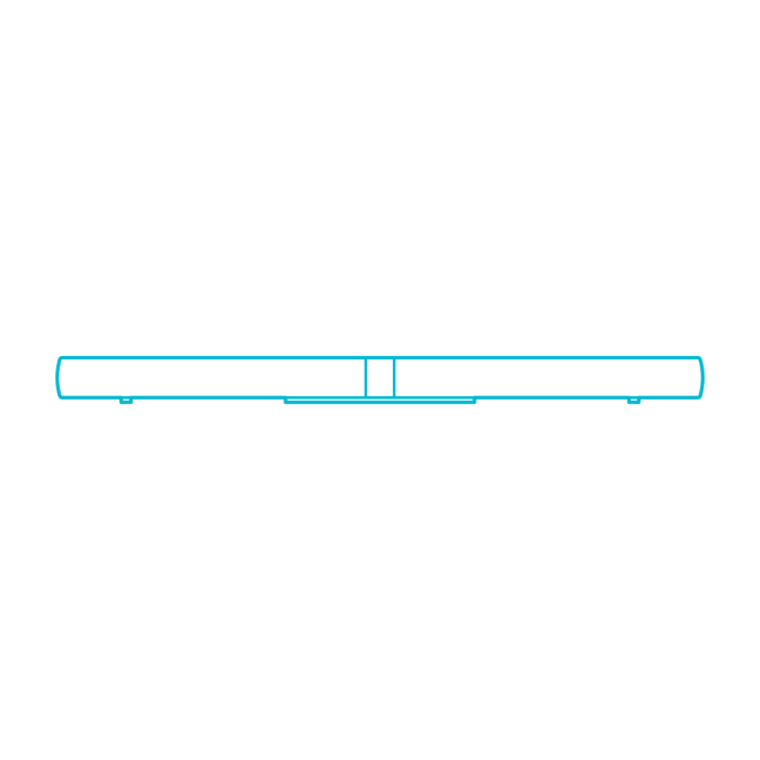 Free Download Vectors, Digital Speakers Tcl Alto 7 Home Theater Sound Bar Simple Line Art Svg Vector