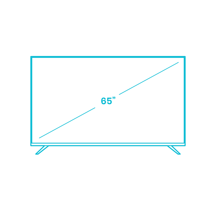 Free Download Vectors, Digital Televisions Tvs Tcl 6 Series Roku Smart Tv 65 Inch Svg Vector Tracing Design