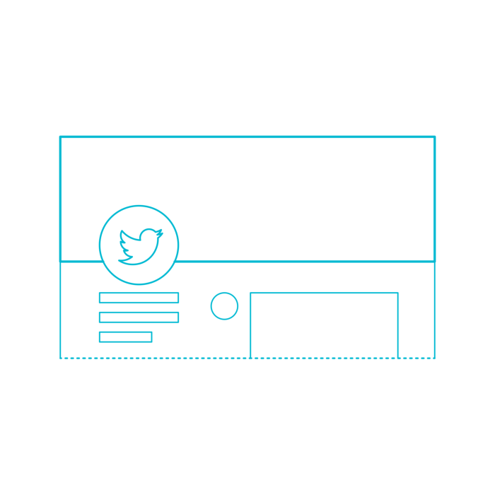 Free Download Vectors, Digital Twitter Header Monoline Svg Vector