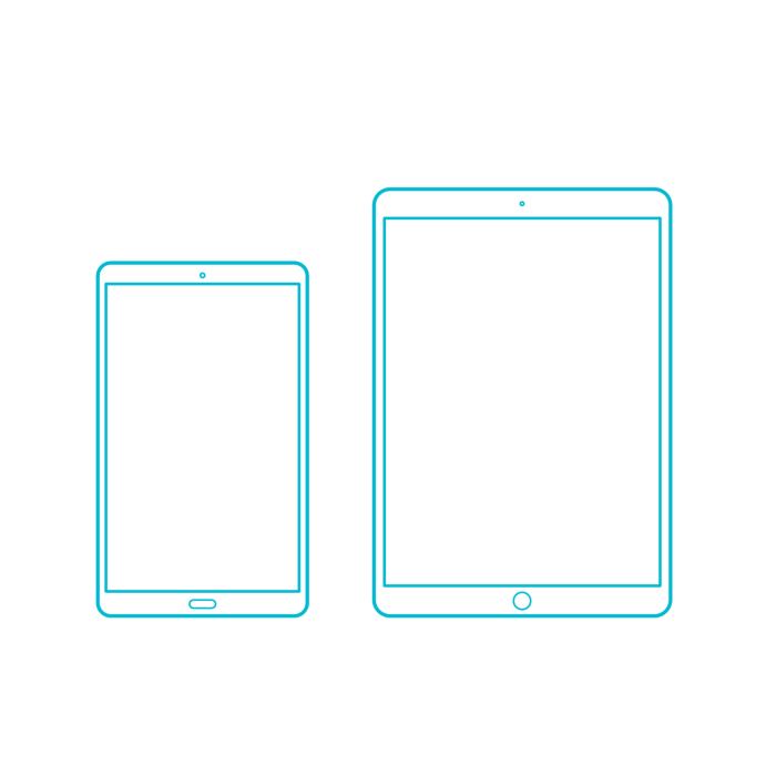 Free Download Vectors, Digital Types Tablets Outline Drawing Svg Vector