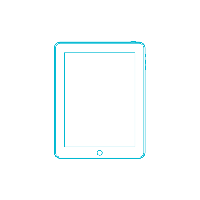 Free Download Vectors, Guide Digital Apple Ipad 1St Gen Clean Outline Svg Vector