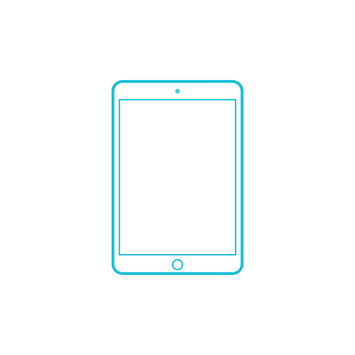 Free Download Vectors, Guide Digital Apple Ipad Mini 1St Gen Cad Style Svg Vector