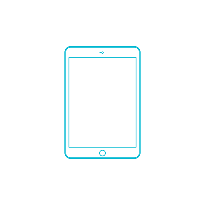 Free Download Vectors, Guide Digital Apple Ipad Mini 3 3Rd Gen Monoline Svg Vector
