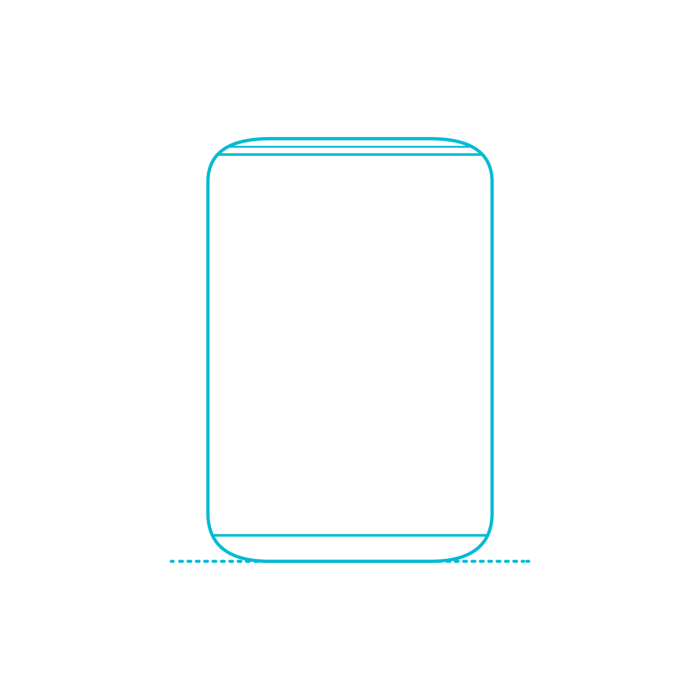 Free Download Vectors, Guide Digital Smart Home Devices Amazon Echo 3Rd Gen Cad Style Svg Vector