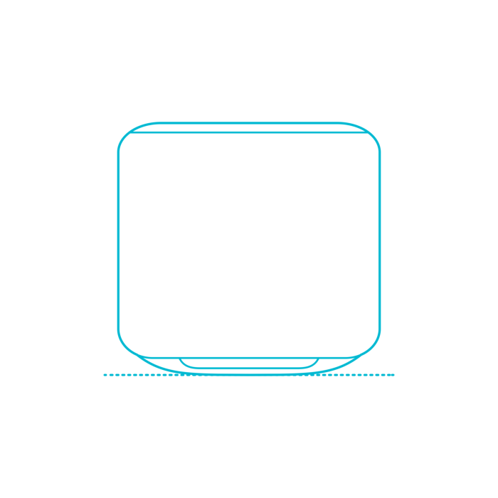 Free Download Vectors, Guide Digital Smart Home Devices Amazon Echo Sub Printable Line Art Svg