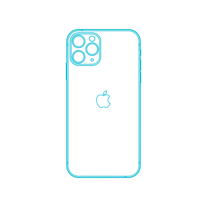 Free Download Vectors, Digital Apple Iphones Apple Iphone 11 Pro 13Th Gen Digital Sketch Svg Design