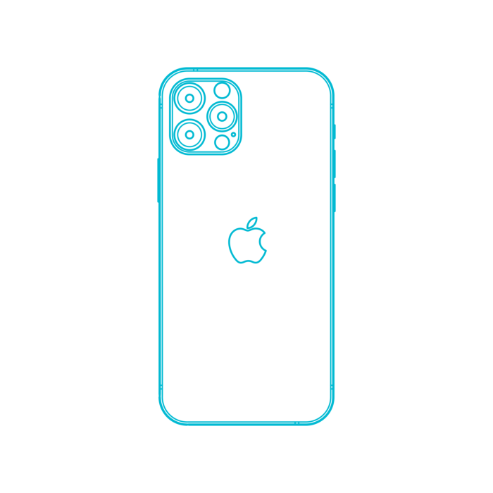 Free Download Vectors, Digital Apple Iphones Apple Iphone 12 Pro Engraving Svg Design