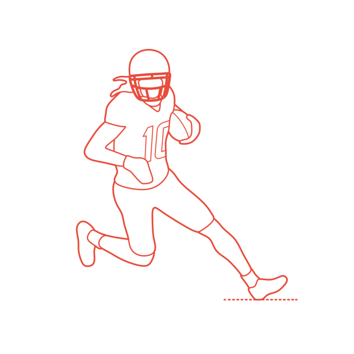 Free Download Vectors, Sports American Football Deandre Hopkins Printable Line Art Svg