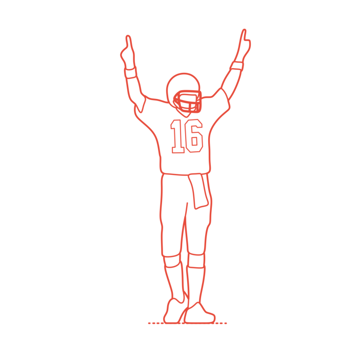 Free Download Vectors, Sports American Football Joe Montana Technical Drawing Svg Vector