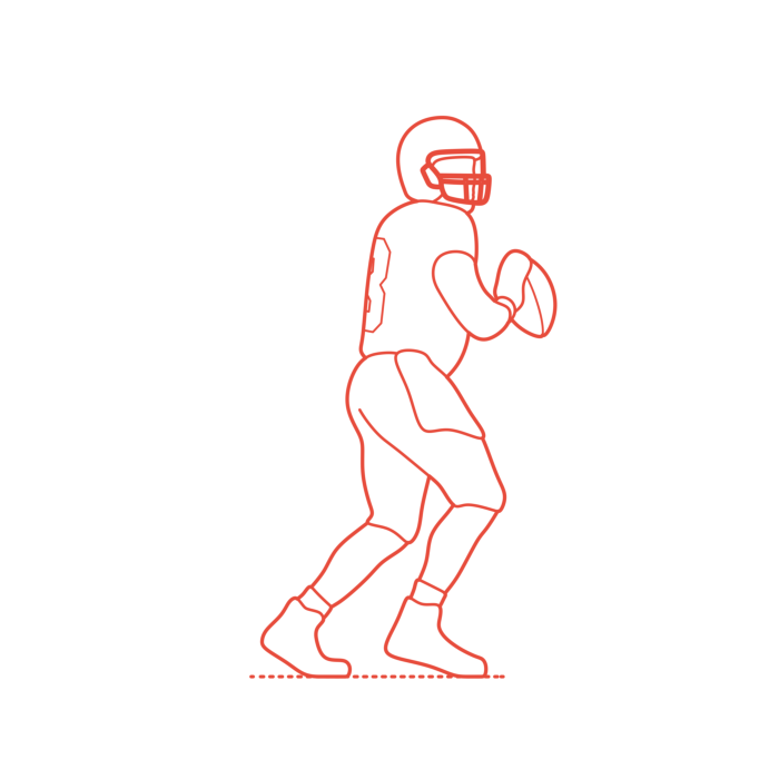 Free Download Vectors, Sports American Football Russell Wilson Ink Drawing Svg Vector