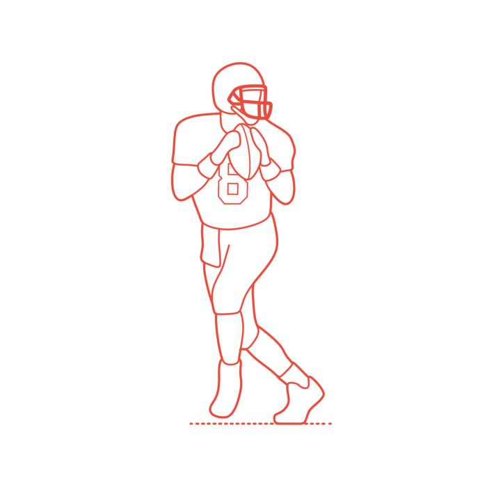 Free Download Vectors, Sports American Football Steve Young Craft Design Svg File