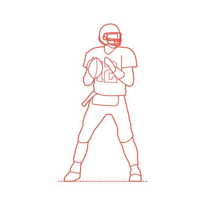 Free Download Vectors, Sports American Football Tom Brady Sketch Svg Vector