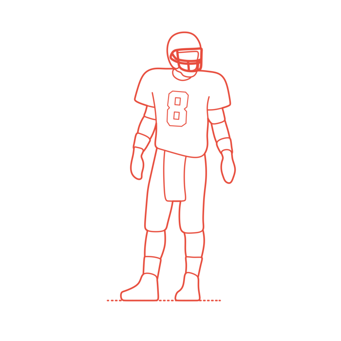 Free Download Vectors, Sports American Football Troy Aikman Ink Drawing Svg Vector